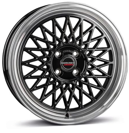 Borbet Felge B 7x17 ET30 4x100 black rim polished B 70730100464,0BRP