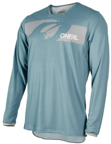 O'NEAL | Mountainbiketröja | MTB mountainbike DH Downhill FR Freeride | Ventilerande material, maximal rörelsefrihet | Element FR Jersey Hybrid V.24 | vuxna | EIS blå, Is blå, XL