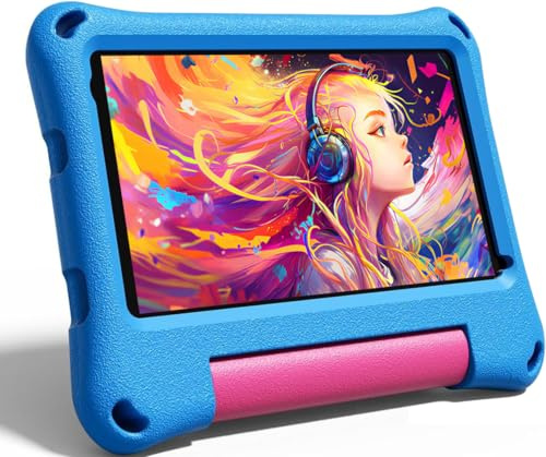 VASOUN Kids Tablet 7 Inch, Android 13 Tablet for Kids, Parental Control, Free Kids APP Pre-Installed 32GB GMS Certified WiFi Dual Camera with Eye Protection, Blue