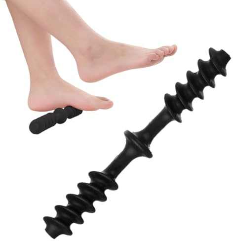XPEX 1 Stück Fußroller 3In1 Fußmassageroller, Faszienrolle Fuß, Faszienstab, Fußtrigger & Faszien Massage Für Den Fuß, Entspannung & Linderung Bei Plantarfasziitis, Fersensporn(Schwarz)