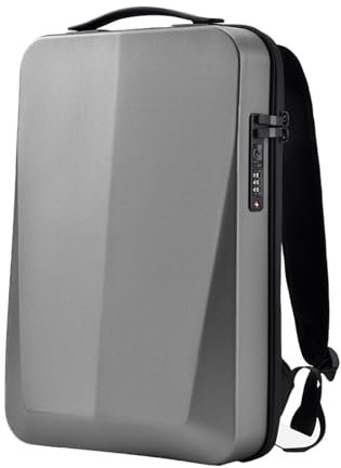 Harilla Travel Backpack for Men Women Daypack Rucksack with Charging Port Portable Business Bag Laptop Backpack for Work Backpacking, Gray
