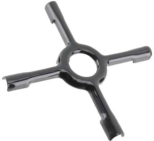 MultiAccesorios Soporte Universal para Cocina de Gas, Rejilla Reductora de 13 cm, Negro, Compatible con Cafetera Moka, Tetera y Sartenes