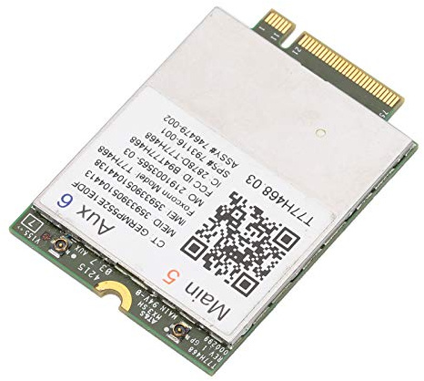 CHICIRIS Tarjeta de Red Inalámbrica LT4211 4G LTE, Señal de Transmisión Rápida Estable para PC Portátil EliteBook 840, 1 Tarjeta de Red Inalámbrica, 1 Tornillo
