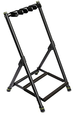Gravity VARI-3 Multi- Gitarrenständer für bis zu 3 akustische, bass oder elektrische Gitarren, schwarz