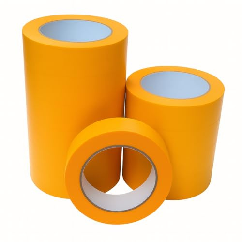 WZG Profi Goldband 30mm x 50m Maler Abdeckband Klebeband, Stückzahl bitte in der Liste wählen : 12 Rollen