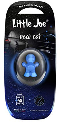 Little Joe Liquid Membrane Lufterfrischer fürs Auto zur Montage an jedem Lüftungsgitter +/-45 Tage Frische im Auto (New Car/Blau)