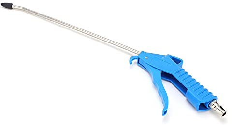 YWBL-WH Pistola per Soffiaggio d'Aria Industriale con Ugello Lungo Estensibile per Flusso d'Aria in Acciaio Inossidabile, Pneumatico Pistola per Aria Compressa