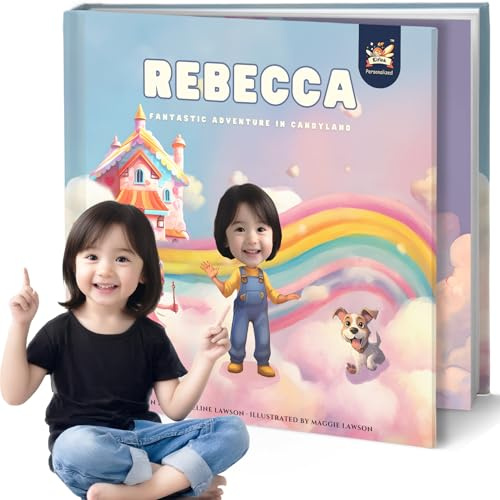 ELFINK - Libro di storia personalizzato per bambini, fantastico Candyland, nome e foto personalizzati, idea regalo per bambini, avventura coinvolgente per bambini, ELFINK (copertina morbida)