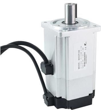 RWRAPS 1000W Servo Motor With Brake 5.4A 3.3N.m 80SSP100 And AC200-240V ASD2100 Servo Drive 3000rmp Milling Machine Servo Motor Kit (Size : 80SSP100 motor)