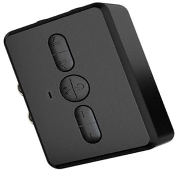 BESTonZON Wireless Audio Adapter Drahtloser Audio Empfänger Und Sender Für Aux Kompatibel Mit Smartphone Laptop Und Auto Kabellose Verbindung Für Musikstreaming Und Freisprechen
