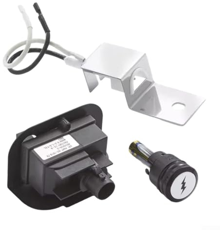 URPIZY Elektronisches Zündset, Gasgrill für Zündsystem, Ersatz für Zündknopf für Weber Q1200,Q2200 Serie 51010001,51040001,51060001,51070001,51070001,51080001