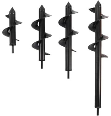 1 STK Garten-Schneckenbohrer, Spiralbohrer, 6 Arten, Erdbohrer, Spiralbohrer, Spiralbohrer, Pflanzen, Blumensämlinge, Pflanzloch-Grabwerkzeug, Anbau-Pflanzgefäß(8 x 18cm)