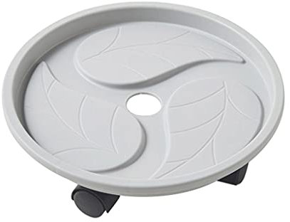 MYVVKIA Pflanzenständer, Kunststofftablett, Universalrad, Haushalts-Blumentopf-Basis, wasserspeichernder Paletten-Caddy mit Rädern, mobiler Pflanzen-Caddy, Pflanzenständer