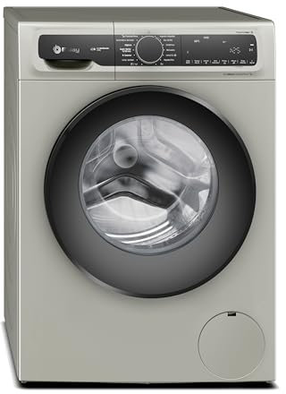 Balay - Lavadora, 9 kg, Carga Frontal, Autodosificacion, Programa Plancha, antimanchas, Programa Rápido, 1400 r.p.m., Acero, 3TS496XDS