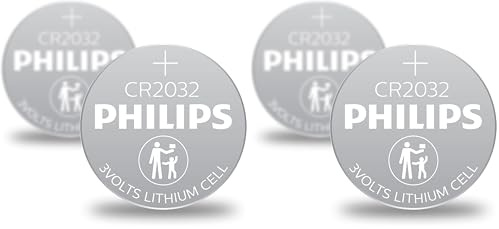 Philips Minicells Pila CR2032P2/01B - Pilas (Single-Use Battery, CR2032, Litio, 3 V, 2 Pieza(s), 210 mAh) (Paquete de 2)