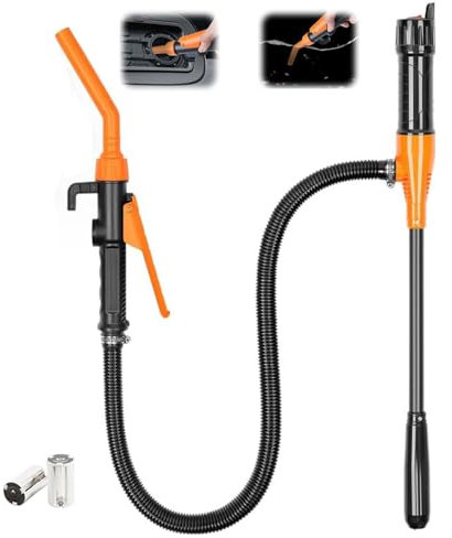 Portable Power Battery Electric Siphon Pump for Gasoline, Diesel and Water Transfer - 2025 Upgrade Fuel Transfer System With Gas Can