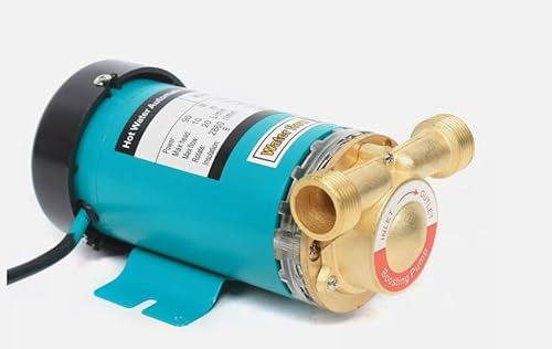 Warmwasser-Zusatzpumpe Recirculating Pump Hot Water Booster Pump 220V 50Hz kann Wassererhitzer Solaranlagen und Industrieanlagen Grün 20 * 12 * 10CM
