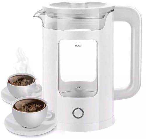 Blendra 2L Electric Kettles - Smart Kettle with Keep Warm, Auto Shut-Off & Boil-Dry Protection, Fast Heating For Coffee, Tea, & More(White)