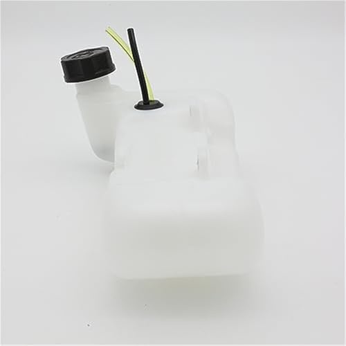 Vuzmode Tanque de combustible blanco, for recortadora, desbrozadora, cortacésped, 40-5 CG BG 430 520 43CC 52CC 47CC, accesorios for motocicleta de gasolina y bicicleta Tapa del depósito de combustible