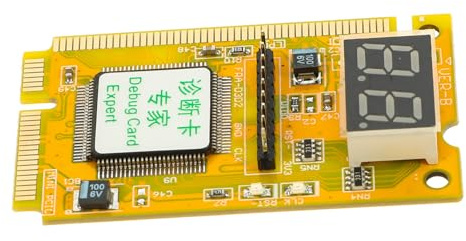 HOMSFOU Motherboard Testkartepc Motherboard Tester Vielseitige Diagnosekarte für Mainboards Elektronische Prüfvorrichtung Kompatibel mit Pci und Isa Benutzerfreundlich