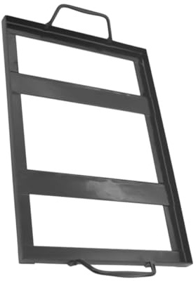 VICASKY Eisen Emaille Salz Platte Rack Grillrost Schwarz Barbecue Zubehör Für Familienessen Und Grillpartys