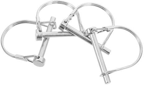 Warmhm 4pièces Goupille De Verrouillage Pour Attelage De Remorque Clip De Verrouillage à Fil Rond Lot