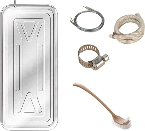Bandeja de Agua del Condensador, Bandeja de Goteo Universal para Aire Acondicionado con Tubo de 78 Pulgadas de Largo, Ideal para refrigeradores y reparación de automóviles (93 x 44