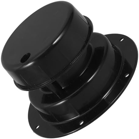INOOMP Rv Roof Vent Cap Plastic Plumbing Sewer Vent Cover Black for Camper Motorhome Trailer Roof Plumbing Parts