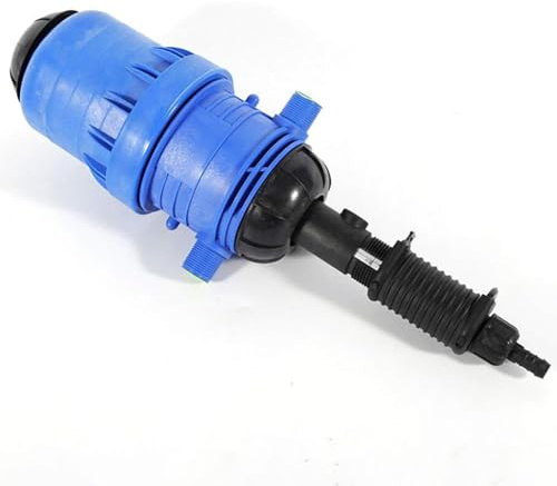FEVKFTXF 0.5% -5% agricultural garden livestock drip irrigation syringe, fertilizer injection distributor, automatic dilution ratio pump,Blue