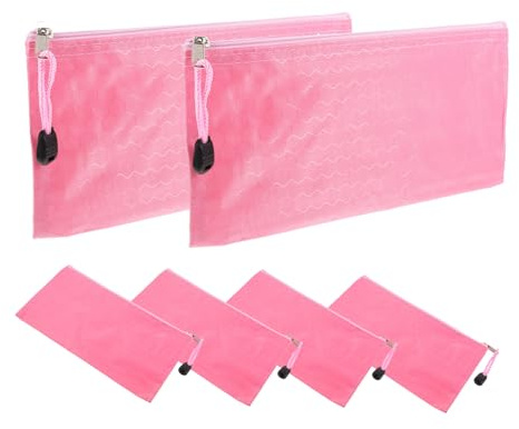 Anneome Damenbindenbeutel 6 Stück Packung mit Reißverschluss aus Oxford Stoff Tragbare Tampon Taschen zur Aufbewahrung Kleiner Hygieneartikel Unterwegs