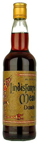 Lindisfarne Mead Dark 700ml - Dark, Rich Flavor - Vatted Blend - Adults Only
