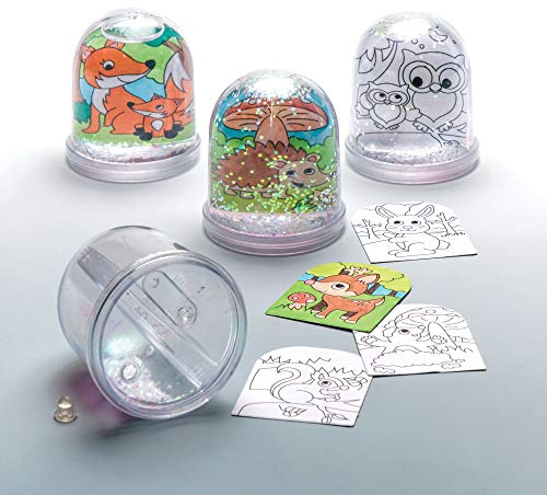 Baker Ross Lot de 4 Boîtes à Boules de Neige pour Enfants AR618