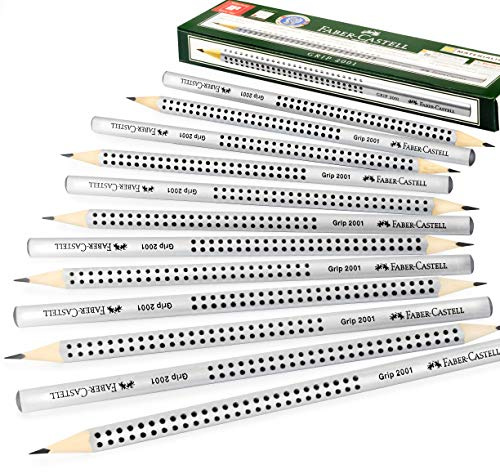 Faber-Castell Grip 2001 Triangular Graphite Pencils - B - Pack of 12