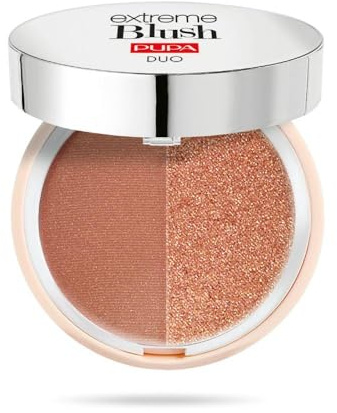 Pupa Milano Extreme Blush Duo - 120 Radiant Caramel - Glow Spice per le donne 4.0 g Blush