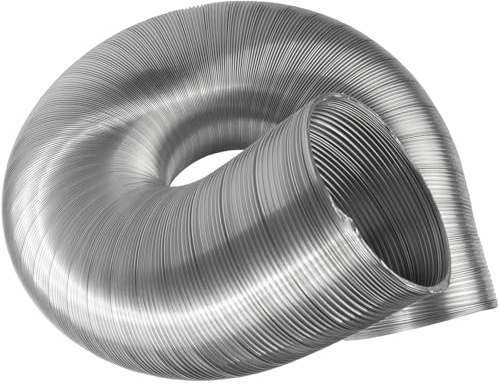 Vent Systems Tubo Flessibile in Alluminio DN 125 mm - Flessibile di Ventilazione - 1,5 m
