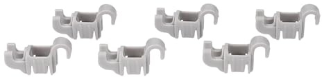 LUTH Premium Profi Parts Lager für Klappstachelreihe Befestigungsset Klammern kompatibel mit Bosch Siemens 611472 00611472 für Geschirrspülmaschine Unterkorb