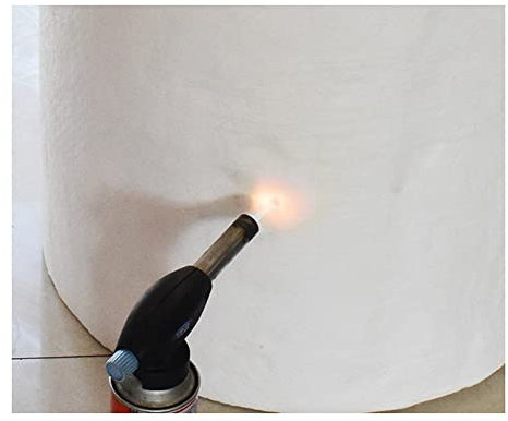 Manta aislante ignífuga – fibra de cerámica, resistente a 2400 F extremadamente alta temperatura térmica ignífuga alfombra de 20 mm de grosor para estufas de leña y hornos