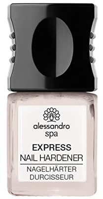 alessandro Nagellack - Nagelhärter - EXPRESS NAIL HARDENER MILKY WHITE - stärkt brüchige und dünne Nägel -10ml