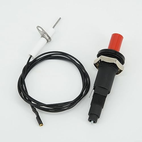 Encendedor de chispa piezoeléctrica, tipo de kit de encendido piezoeléctrico de 1 salida 2, encendedor de botón de parrilla de barbacoa para estufas de gas para hornos para barbacoa de camping