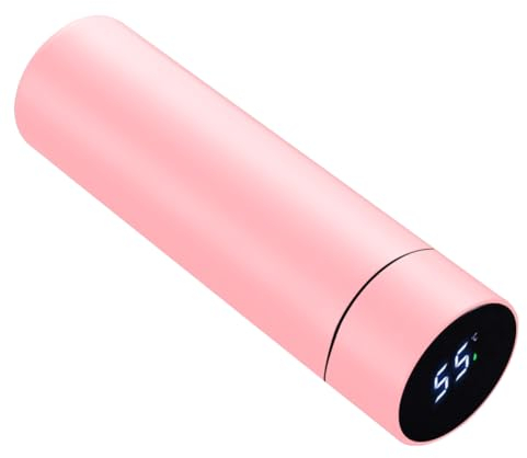 Botella de agua inteligente de acero inoxidable, termo, taza de viaje con pantalla táctil LCD inteligente, mantiene caliente o frío, portátil, para té, café, vacío, aislamiento al vacío en paredes