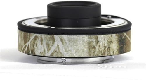 CHASING BIRDS Rivestimento impermeabile mimetico per teleconvertitore SIGMA 1.4X 2.0X copertura protettiva antipioggia (giallo albero mimetico, 1.4X (TC-1401))