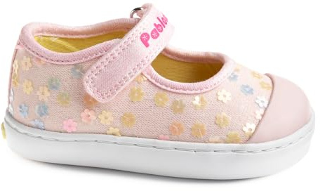 Pablosky Lona 980470, Zapatillas Bebé-Niñas, Rosa, 20 EU Ancho