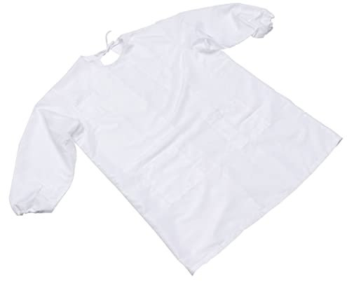 VINTORKY Professional Long Sleeve Work Clothes Apron for Barber Shop and Cafe Useful Apron for Hairdresser and Kitchen for Haircut Service