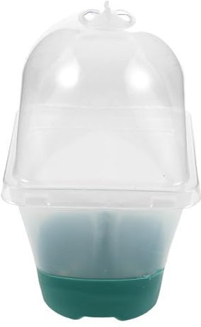POPETPOP Vaso per Piante per Piantare Vaso da Vivaio Trasparente Fioriera da Giardino per Esterni