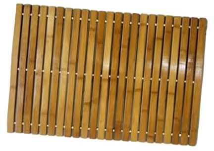 XIUsheUA Tapis de Bain antidérapant en Bambou, 45 x 60 cm, for Salle de Bain et Douche pour Douche, Baignoire