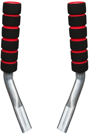 2Pcs Wheelchair Brake Extenders, Anti-Slip Soft Wheelchair Handle Extenders, Transport Chair Reclining Parts Chair Accessories for Elderly Disabled Handle Extension Wheel Chair Accessories (Silver)