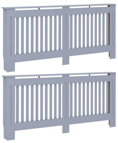 vidaXL Copertura per Radiatore - Accessorio per la Casa Che Arreda con Stile. Un Bel Design per Il Tuo Soggiorno