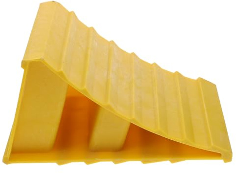 Gatuida Calzo de Rueda Resistente para Vehículos Bloque de Neumático Duradero y Antideslizante Diseño Práctico y Fácil de Absorción de y Compresión para Coches y Remolques