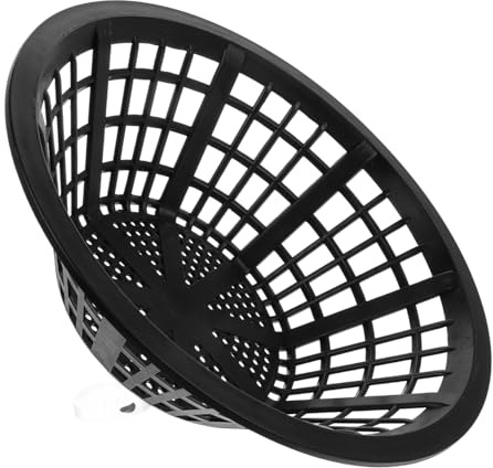 Gatuida Metal Gutter Strainer and Downspout Leaf Filter Round 315mm Gutter Guard Basket Anti-Clog Overflow Protector for Rainwater Drainage