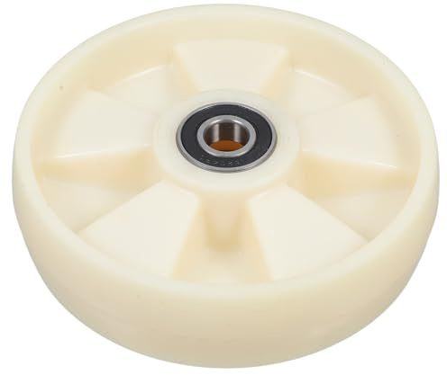 MUCKLILY Roues Pivotantes pour Transpalette en Nylon 200X50 MM avec Roulements à Billes 47 MM Kit de Remplacement pour Rouleau à Chargement Frontal Maniabilité Flexible Usage en